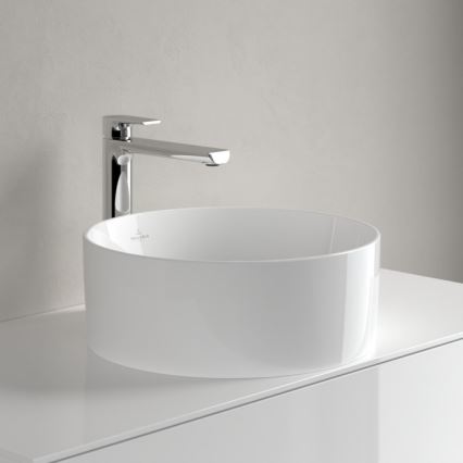 Villeroy & Boch 4A184001 - Επιτραπέζιος νιπτήρας COLLARO, διάμετρος 40 εκ., κεραμικός/λευκός