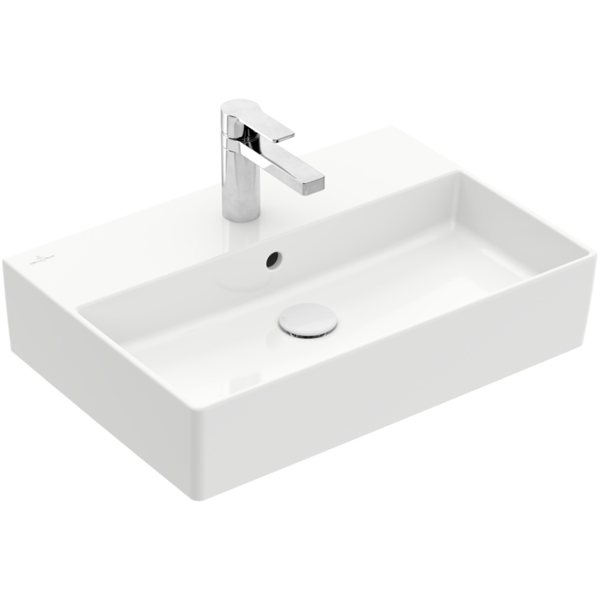 Villeroy & Boch 4A226G01 - Επιτοίχιος/επιτραπέζιος νιπτήρας MEMENTO 60x42 cm, κεραμικός/λευκός