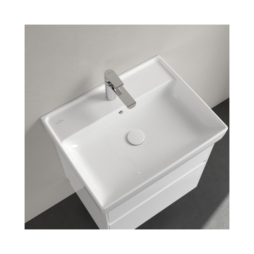 Villeroy & Boch 4A336001 - Επιτοίχιος νιπτήρας COLLARO 60x47 cm κεραμικό/λευκό