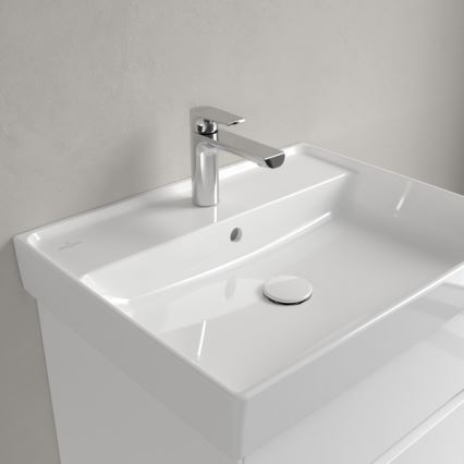 Villeroy & Boch 4A336001 - Επιτοίχιος νιπτήρας COLLARO 60x47 cm κεραμικό/λευκό