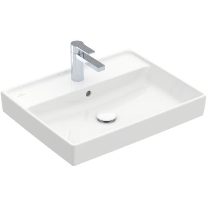 Villeroy & Boch 4A336001 - Επιτοίχιος νιπτήρας COLLARO 60x47 cm κεραμικό/λευκό
