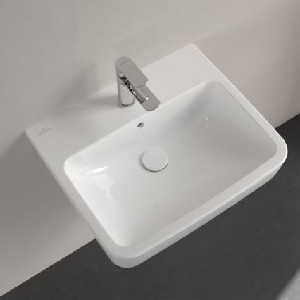 Villeroy & Boch 4A415501 - Επιτοίχιος νιπτήρας O.NOVO 55x46 cm κεραμικό/λευκό