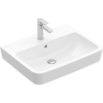 Villeroy & Boch 4A415501 - Επιτοίχιος νιπτήρας O.NOVO 55x46 cm κεραμικό/λευκό