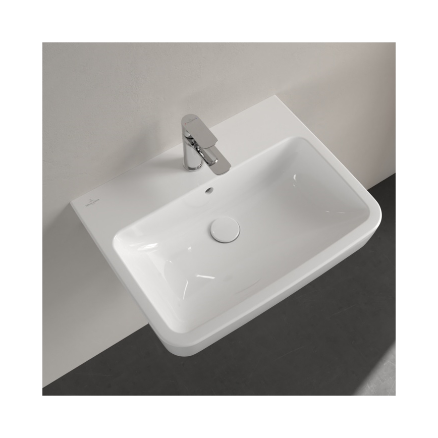 Villeroy & Boch 4A416G01 - Επιτοίχιος νιπτήρας O.NOVO 60x46 cm κεραμικός/λευκός