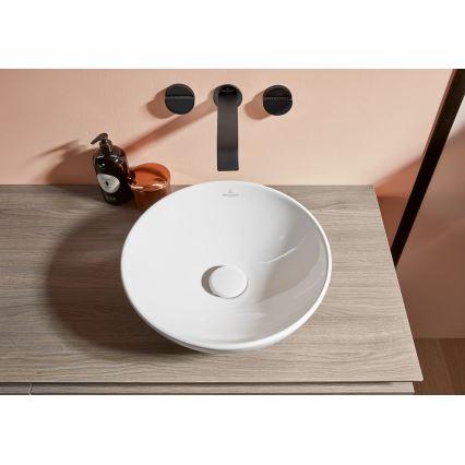 Villeroy & Boch 4A450001 - Επιτραπέζιος νιπτήρας LOOP&FRIENDS Ø 38 cm, κεραμικό/λευκό