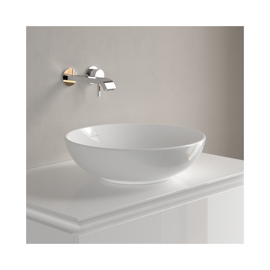 Villeroy & Boch 4A460001 - Νιπτήρας για πάγκο LOOP&FRIENDS Ø 42 cm κεραμικός/λευκός