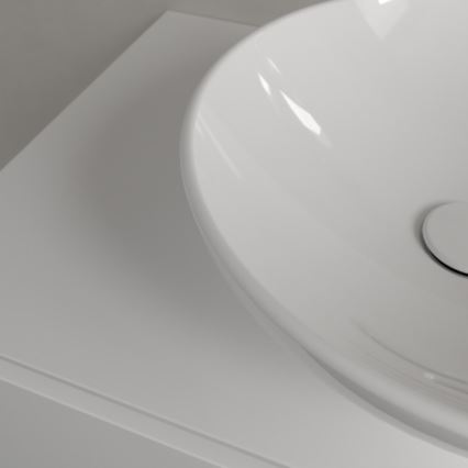 Villeroy & Boch 4A460001 - Νιπτήρας για πάγκο LOOP&FRIENDS Ø 42 cm κεραμικός/λευκός