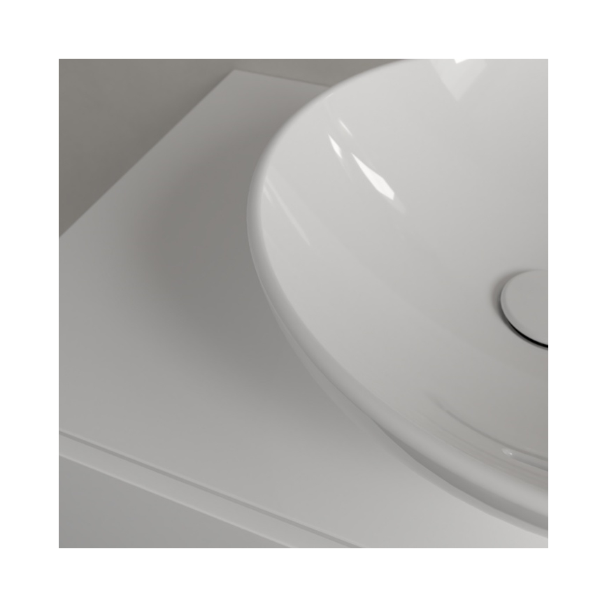 Villeroy & Boch 4A460001 - Νιπτήρας για πάγκο LOOP&FRIENDS Ø 42 cm κεραμικός/λευκός