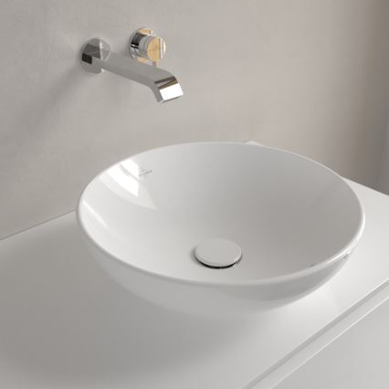 Villeroy & Boch 4A460001 - Νιπτήρας για πάγκο LOOP&FRIENDS Ø 42 cm κεραμικός/λευκός