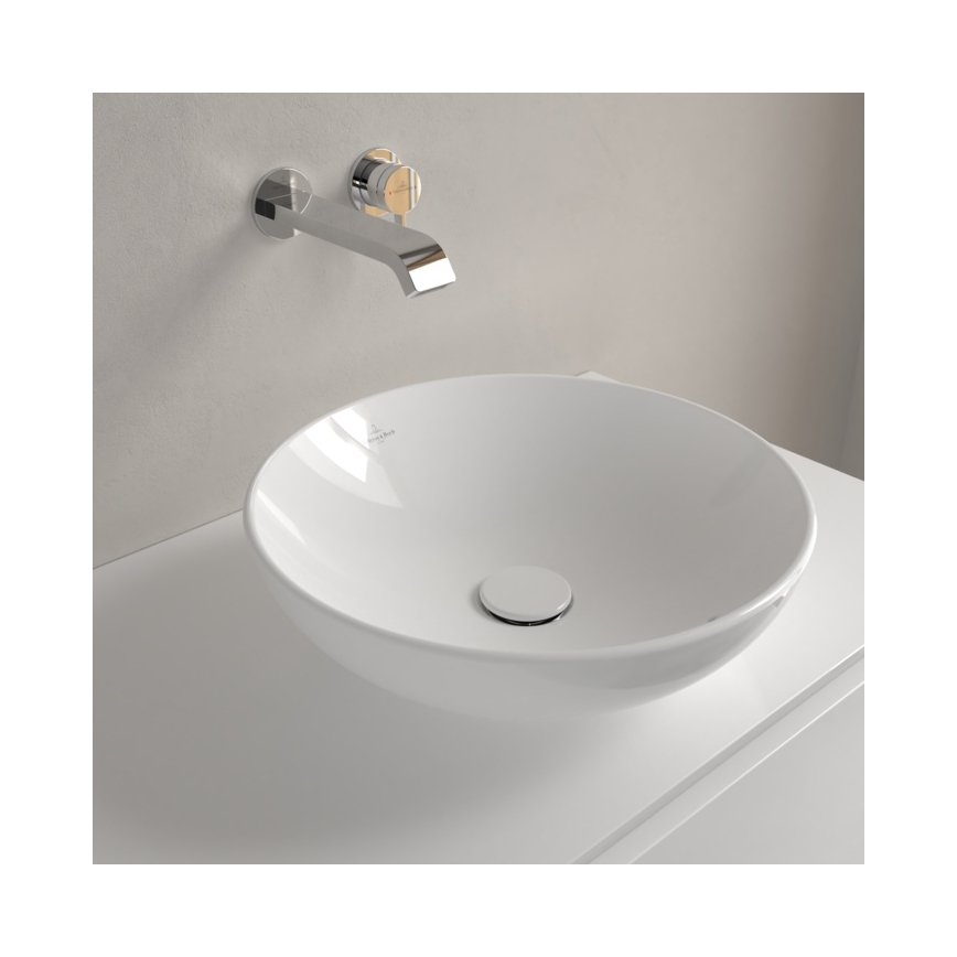 Villeroy & Boch 4A460001 - Νιπτήρας για πάγκο LOOP&FRIENDS Ø 42 cm κεραμικός/λευκός