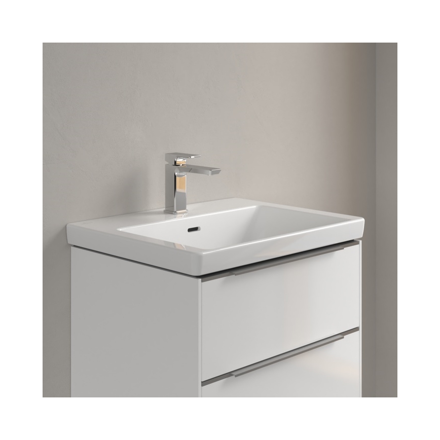 Villeroy & Boch 4A706001 - Επιτοίχιος νιπτήρας SUBWAY 3.0 60x47 cm κεραμικό/λευκό