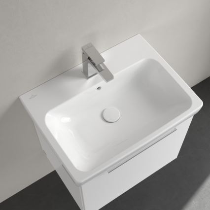 Villeroy & Boch 4A876001 - Επιτοίχιος νιπτήρας ARCHITECTURA 60x45 cm κεραμικός/λευκός