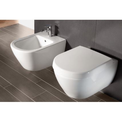 Villeroy & Boch 54000001 - Κρεμαστό μπιντέ SUBWAY 2.0 37x56 εκ. κεραμικό/λευκό