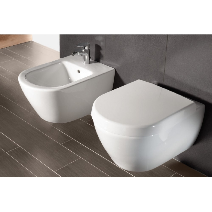 Villeroy & Boch 54000001 - Κρεμαστό μπιντέ SUBWAY 2.0 37x56 εκ. κεραμικό/λευκό