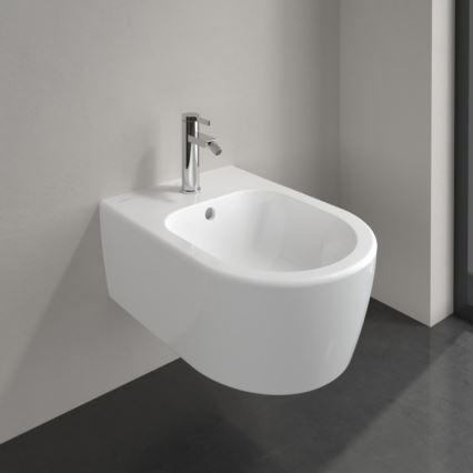 Villeroy & Boch 54050001 - Επιτοίχιο μπιντέ AVENTO κεραμικό/λευκό
