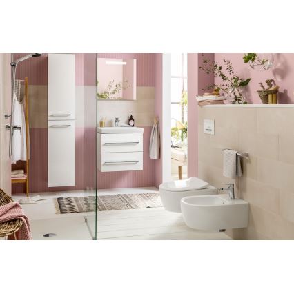 Villeroy & Boch 54050001 - Επιτοίχιο μπιντέ AVENTO κεραμικό/λευκό