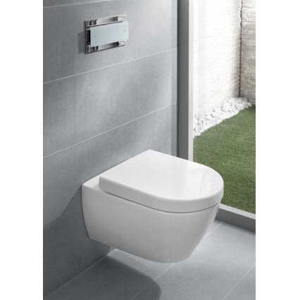 Villeroy & Boch 56001001 - Κρεμαστή λεκάνη WC SUBWAY 2.0, κεραμική/λευκή