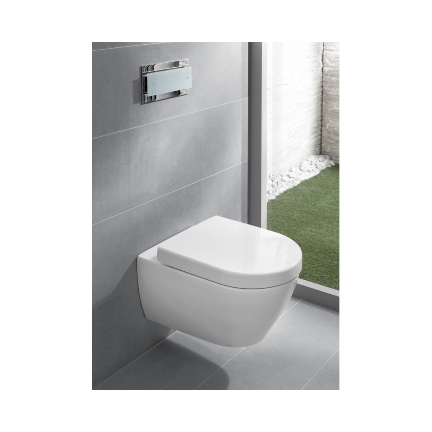 Villeroy & Boch 56001001 - Κρεμαστή λεκάνη WC SUBWAY 2.0, κεραμική/λευκή