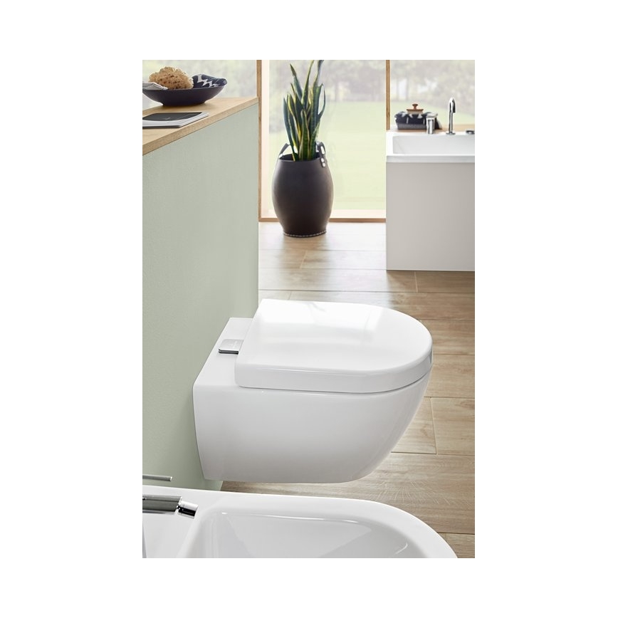 Villeroy & Boch 5614A1T2 - Επιτοίχια λεκάνη SUBWAY 2.0 κεραμική/λευκή
