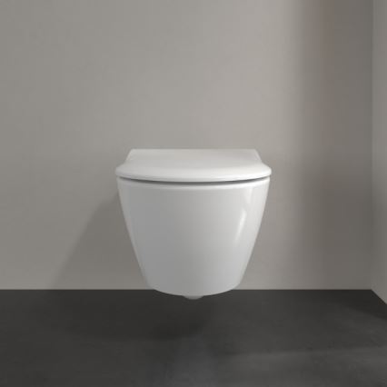Villeroy & Boch 5614R201 - Κρεμαστή λεκάνη WC με κάθισμα SoftClose SUBWAY 2.0, κεραμική/λευκή