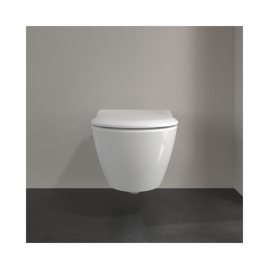 Villeroy & Boch 5614R201 - Κρεμαστή λεκάνη WC με κάθισμα SoftClose SUBWAY 2.0, κεραμική/λευκή
