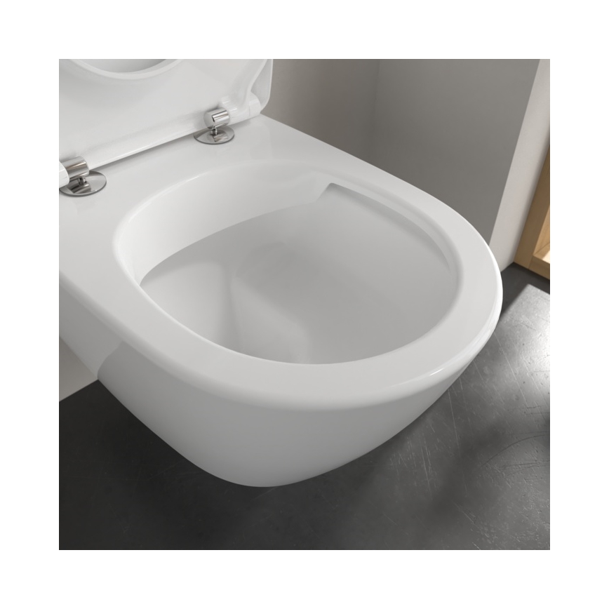 Villeroy & Boch 5614R201 - Κρεμαστή λεκάνη WC με κάθισμα SoftClose SUBWAY 2.0, κεραμική/λευκή