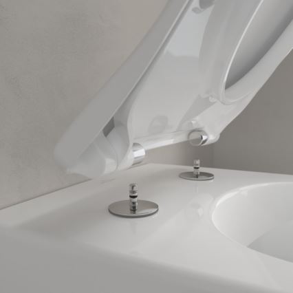 Villeroy & Boch 5614R2R1 - Επιτοίχια λεκάνη WC SUBWAY 2.0 με κάθισμα SoftClose, κεραμική/λευκή