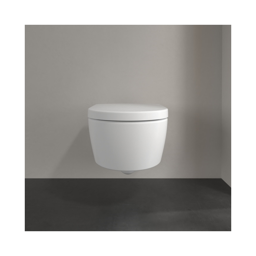 Villeroy & Boch 5656HRRW - Επιτοίχιο WC με κάθισμα SoftClose AVENTO, κεραμικό/λευκό