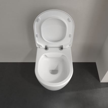 Villeroy & Boch 5656RS01 - Επιτοίχιο WC με κάθισμα SoftClose AVENTO κεραμικό/λευκό