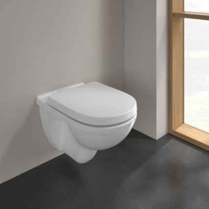 Villeroy & Boch 5660H101 - Επιτοίχιο WC με κάθισμα O.NOVO κεραμική/λευκή