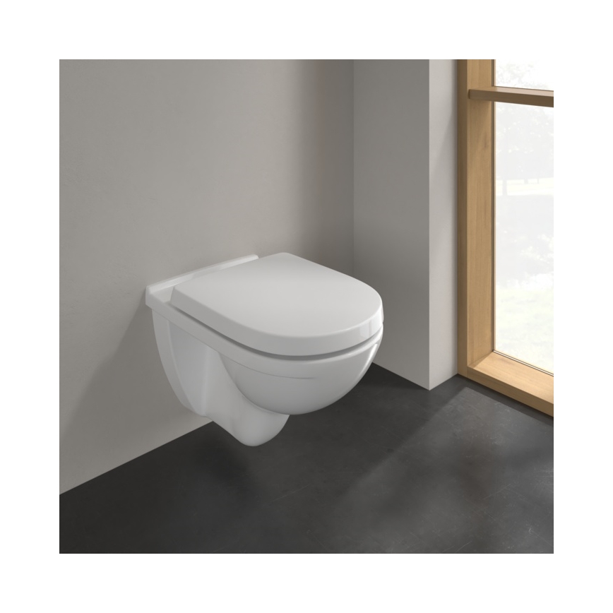 Villeroy & Boch 5660H101 - Επιτοίχιο WC με κάθισμα O.NOVO κεραμική/λευκή