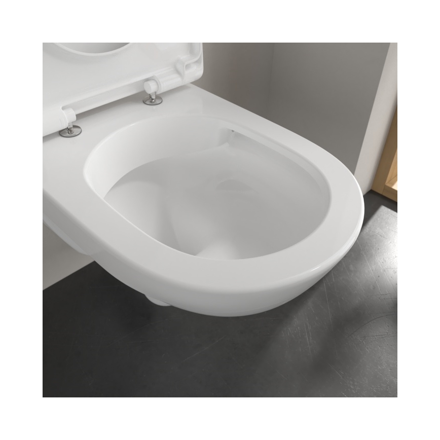 Villeroy & Boch 5660HR01 - Κρεμαστή λεκάνη WC με κάθισμα SoftClose O.NOVO κεραμική/λευκή