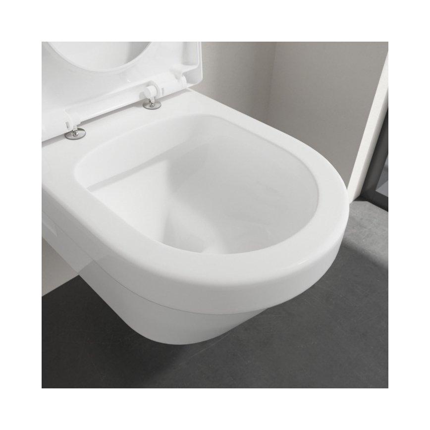 Villeroy & Boch 5684HRR1 - Επιτοίχιο WC με κάθισμα SoftClose ARCHITECTURA κεραμική/λευκή