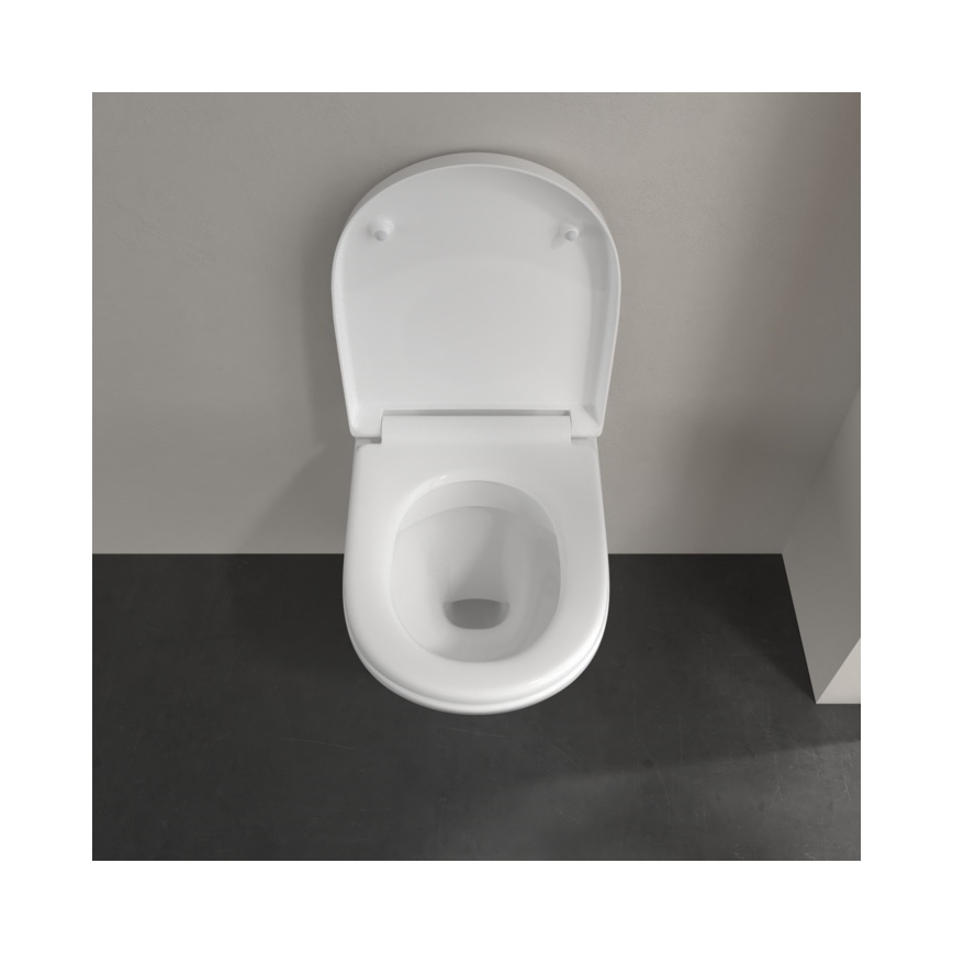 Villeroy & Boch 5688HR01 - Κρεμαστή λεκάνη WC με κάθισμα SoftClose O.NOVO κεραμική/λευκή