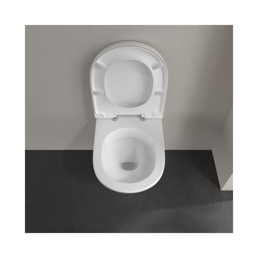 Villeroy & Boch 5688HR01 - Κρεμαστή λεκάνη WC με κάθισμα SoftClose O.NOVO κεραμική/λευκή