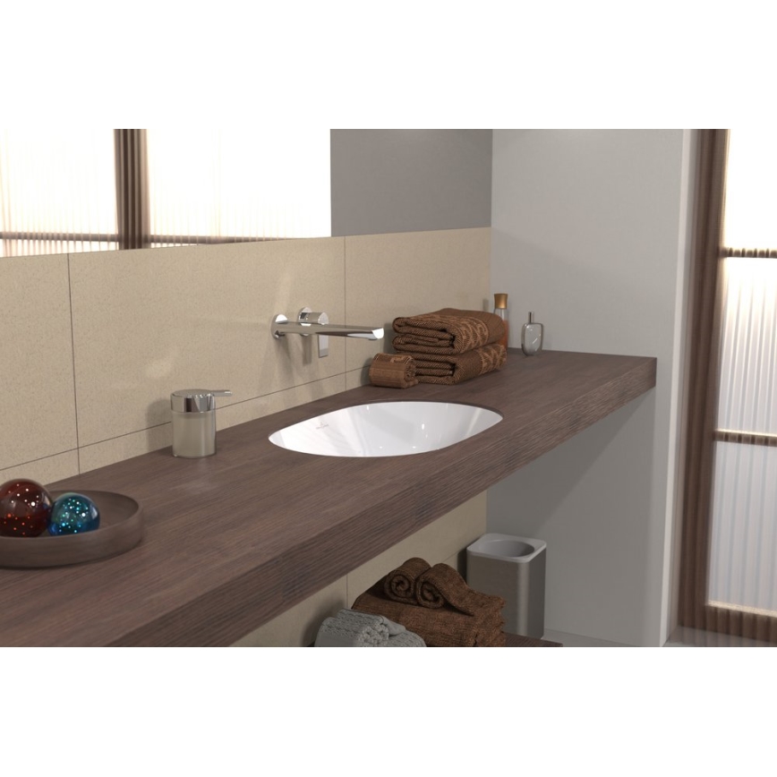 Villeroy & Boch 5A766001 - Εντοιχισμένος νιπτήρας ARCHITECTURA 57x37,5 cm κεραμικός/λευκός