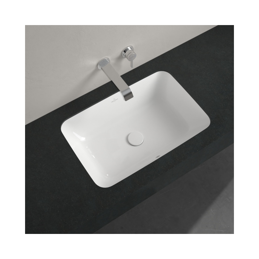 Villeroy & Boch 5A776001 - Εγχωνευτός νιπτήρας ARCHITECTURA 57x37 κεραμικός/λευκός