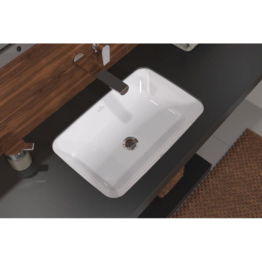 Villeroy & Boch 5A776001 - Εγχωνευτός νιπτήρας ARCHITECTURA 57x37 κεραμικός/λευκός