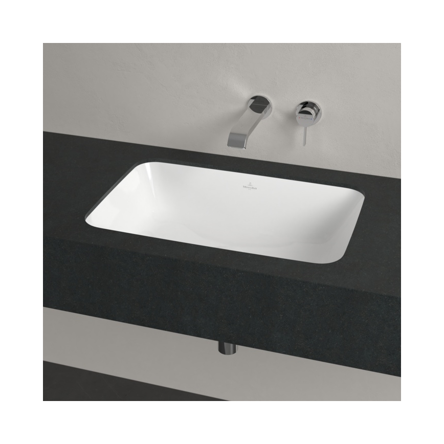 Villeroy & Boch 5A776101 - Εντοιχιζόμενος νιπτήρας ARCHITECTURA 57x37 cm κεραμικός/λευκός