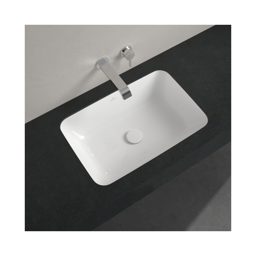 Villeroy & Boch 5A776101 - Εντοιχιζόμενος νιπτήρας ARCHITECTURA 57x37 cm κεραμικός/λευκός