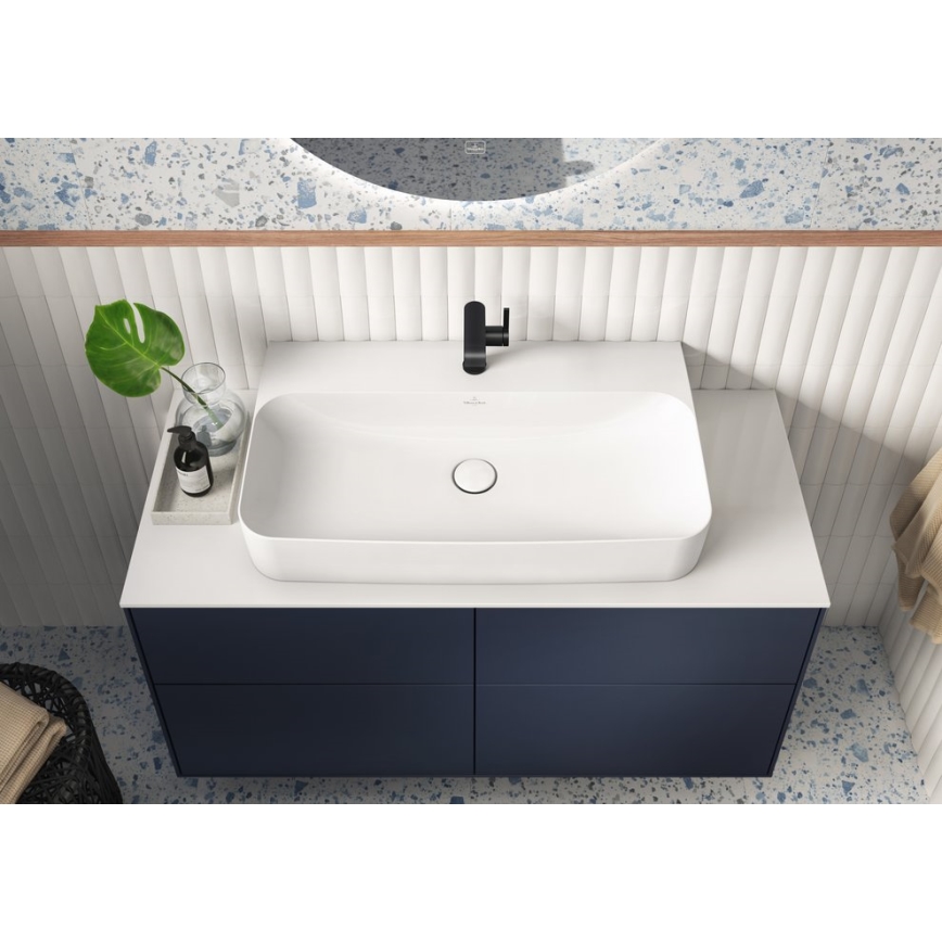 Villeroy & Boch 680800RW - Βαλβίδα εκροής νιπτήρα, λευκό/γυαλιστερό χρώμιο