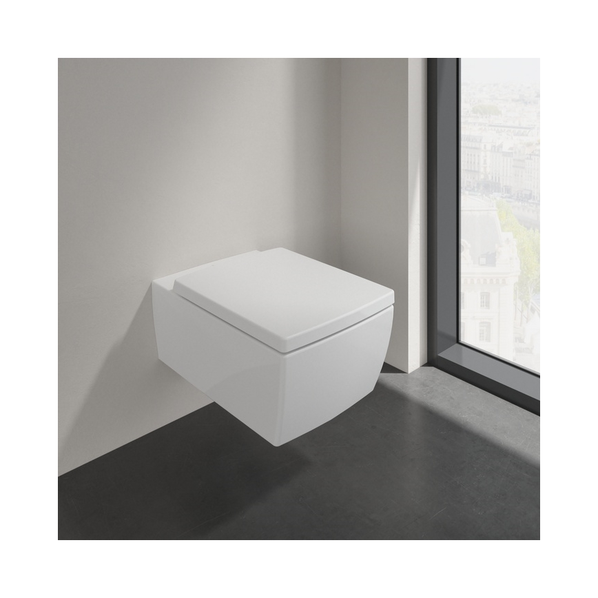 Villeroy & Boch 8M24S101 - Κάθισμα λεκάνης με αθόρυβο κλείσιμο (SoftClose) MEMENTO 2.0, λευκό