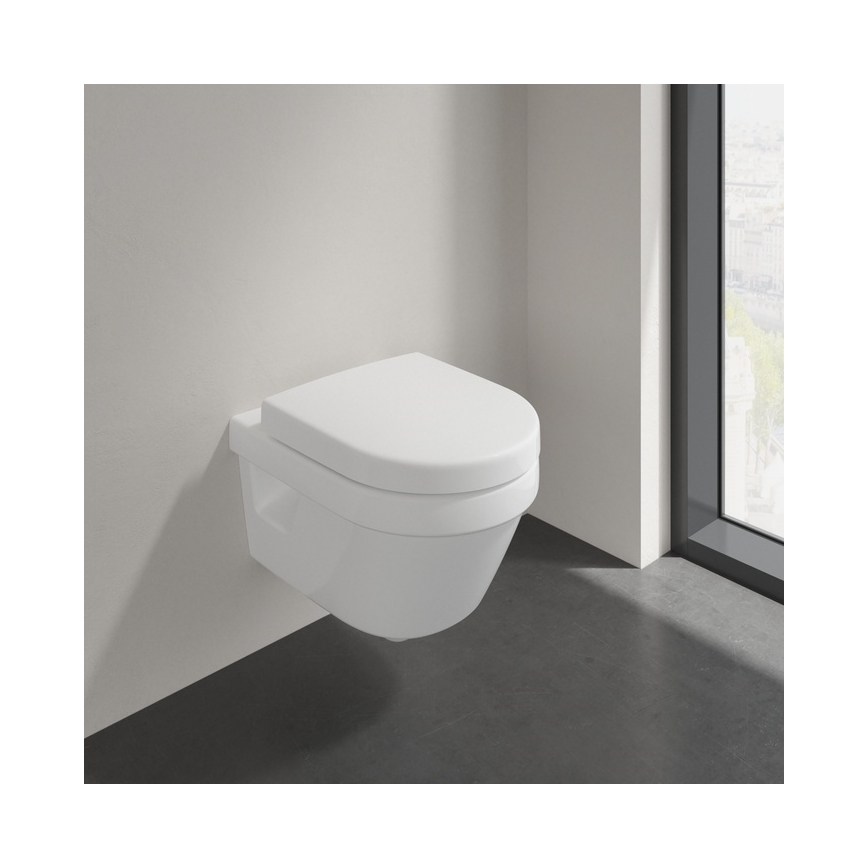 Villeroy & Boch 8M42S101 - Κάθισμα λεκάνης SoftClose SUBWAY 3.0 λευκό