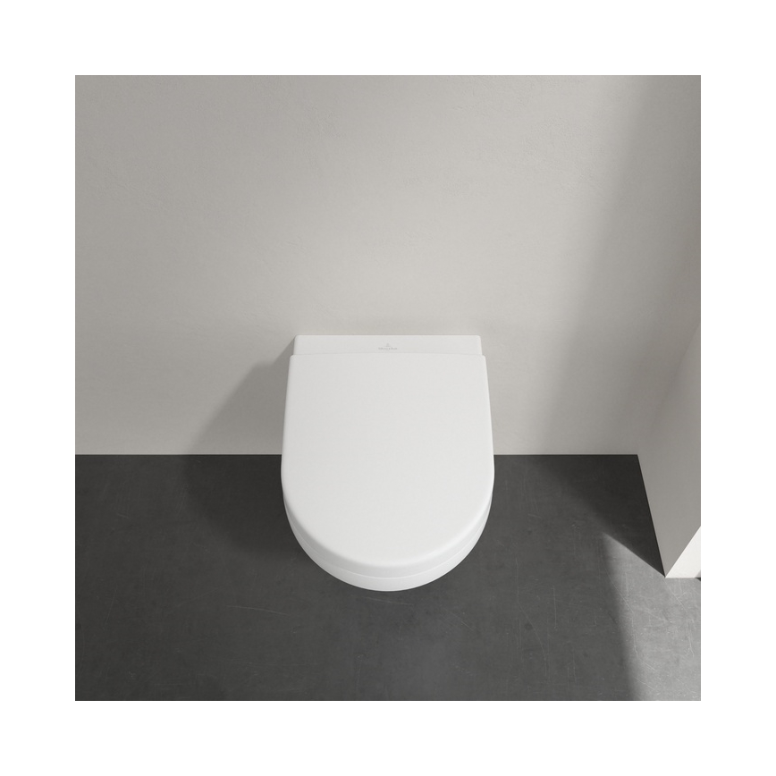 Villeroy & Boch 8M42S101 - Κάθισμα λεκάνης SoftClose SUBWAY 3.0 λευκό