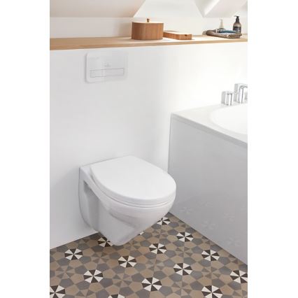 Villeroy & Boch 8M43S101 - Κάθισμα WC O.NOVO με αθόρυβο κλείσιμο (SoftClose), λευκό