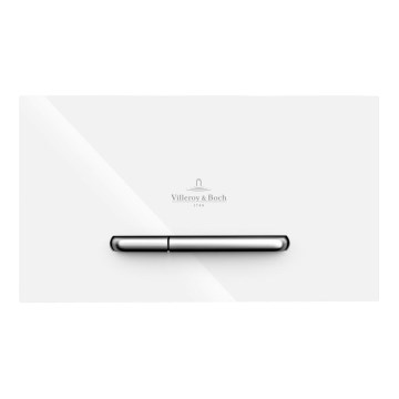 Villeroy & Boch 922169N5 - Πλήκτρο έκπλυσης VICONNECT λευκό/ματ χρώμιο