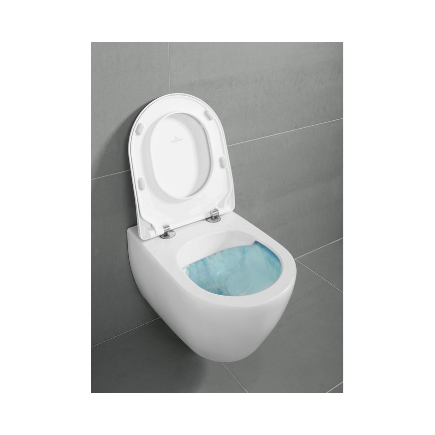 Villeroy & Boch 9M78S101 - Κάθισμα τουαλέτας SoftClose SUBWAY 2.0 λευκό