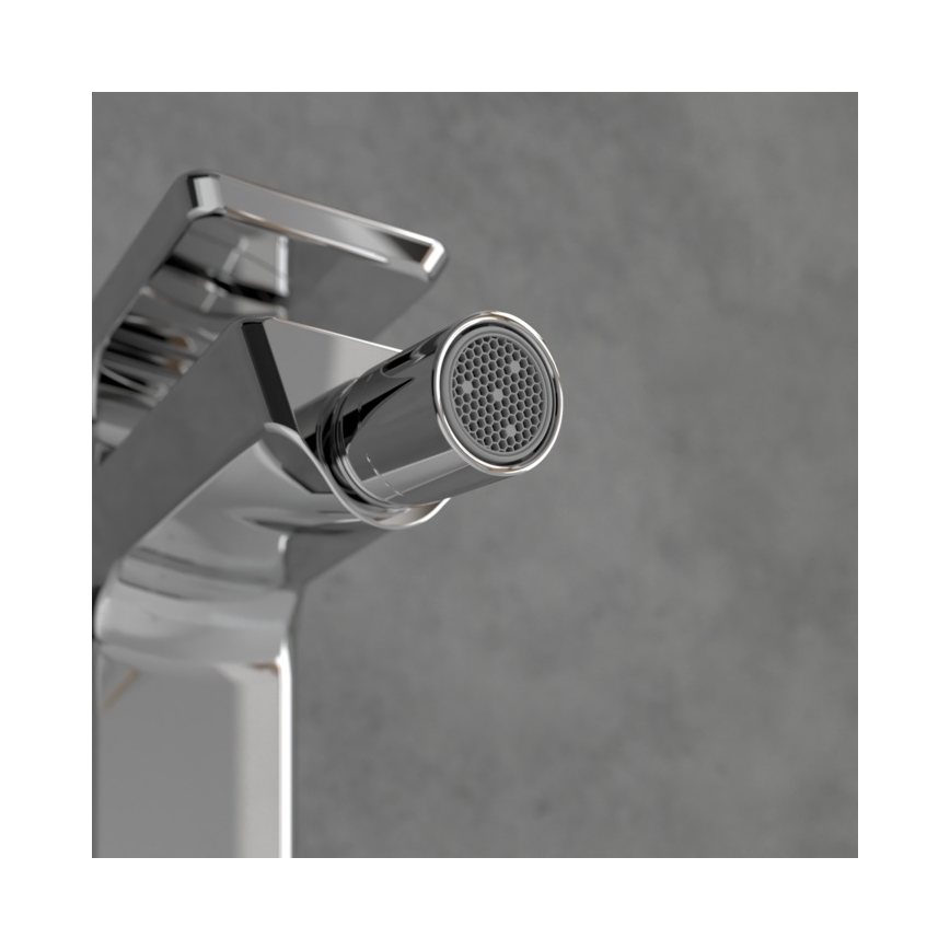 Villeroy & Boch TVB11200100061 - Μπαταρία μπιντέ + βαλβίδα αποστράγγισης SUBWAY 3.0 γυαλιστερό χρώμιο