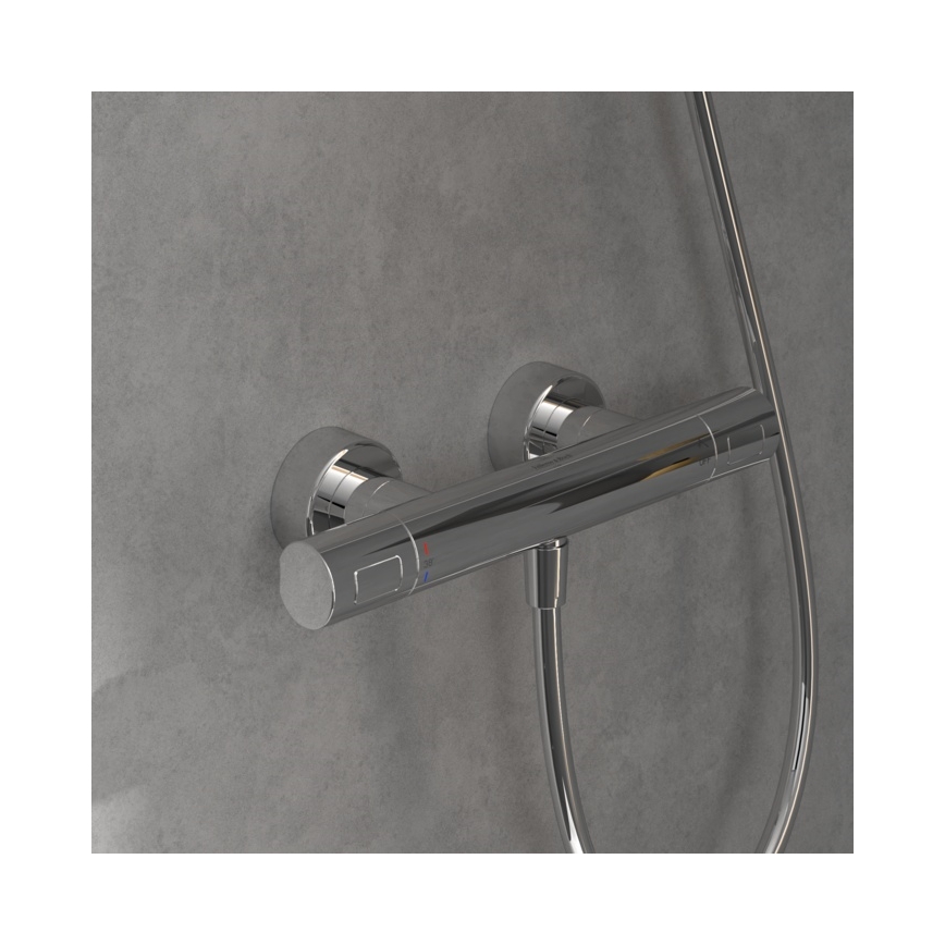 Villeroy & Boch TVS00001700061 - Θερμοστατικός μίκτης ντους TAPS&FITINGS σε γυαλισμένο χρώμιο