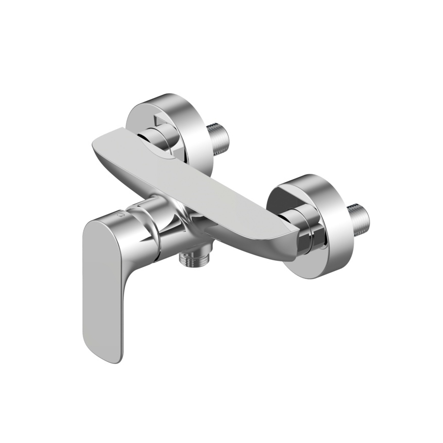 Villeroy & Boch TVS10400100061 - Μπαταρία ντους O.NOVO σε γυαλιστερό χρώμιο